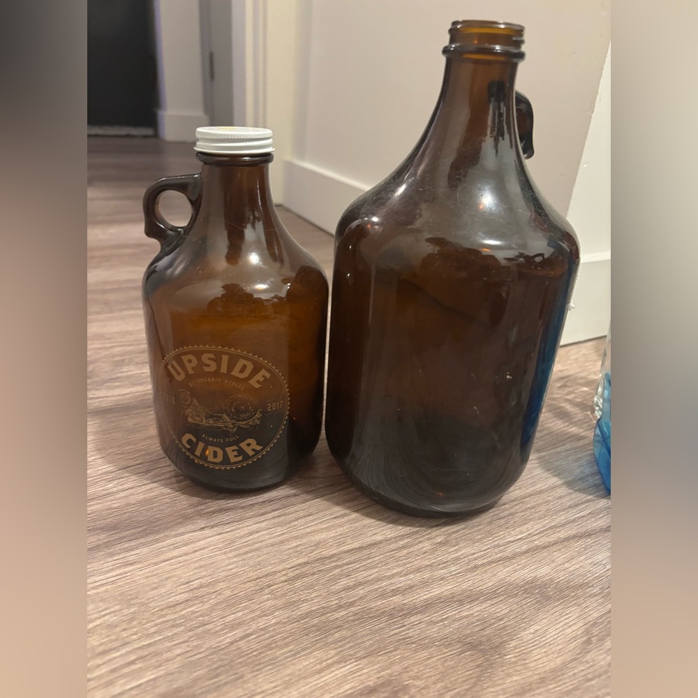 Brown Glass Jug Set